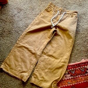 Kensie Jeans Vintage Luxe The Kaya High Waist Wide Leg Tan Pants